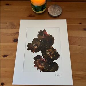 New Original Signed Artwork Alcohol Ink on Paper 208
